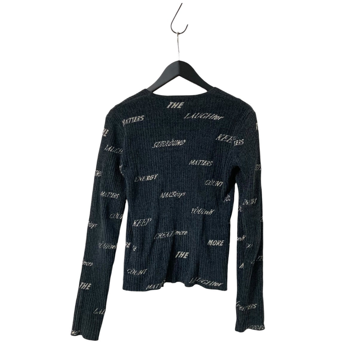 Logo Jacquard Velor Rib Cardiganコーデュロイカーディガン21242365206