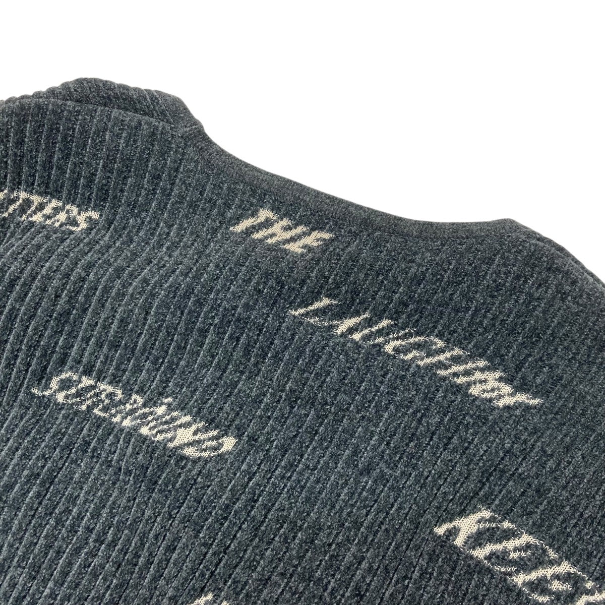 Logo Jacquard Velor Rib Cardiganコーデュロイカーディガン21242365206