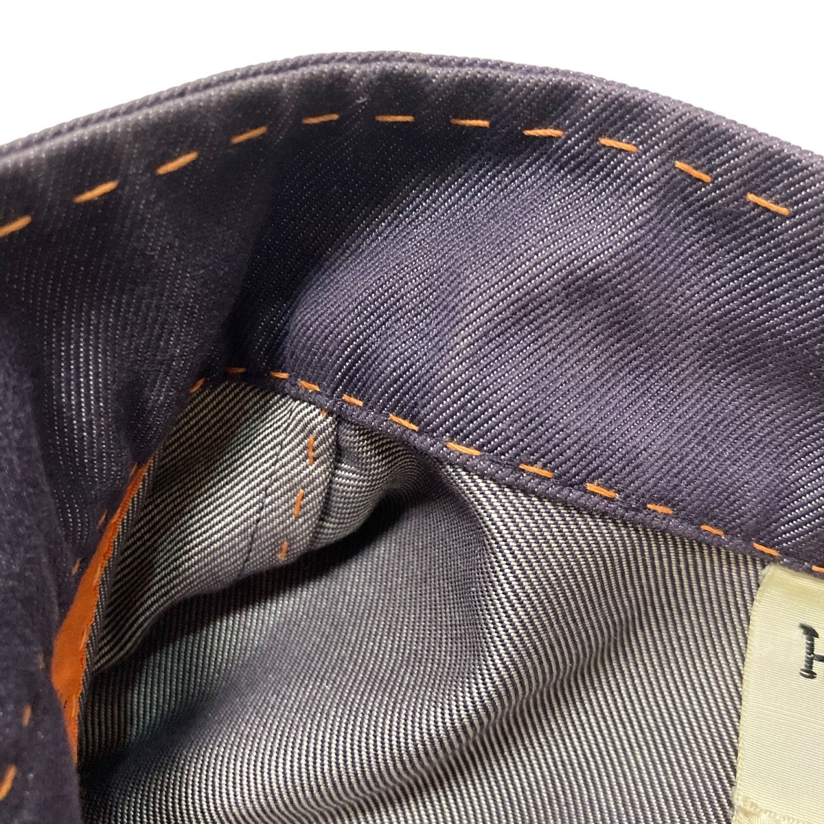 HERMES シルク混ステッチデニムジャケット 古着・中古-7枚目のアイテム画像
