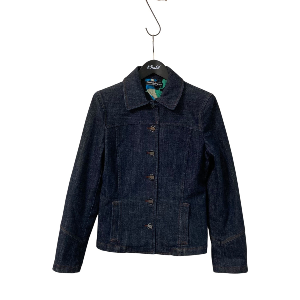 Salvatore Ferragamo　フェラガモ　デニムジャケット　Gジャン Salvatore Ferragamo(サルヴァトーレフェラガモ) 袖ジップデニム