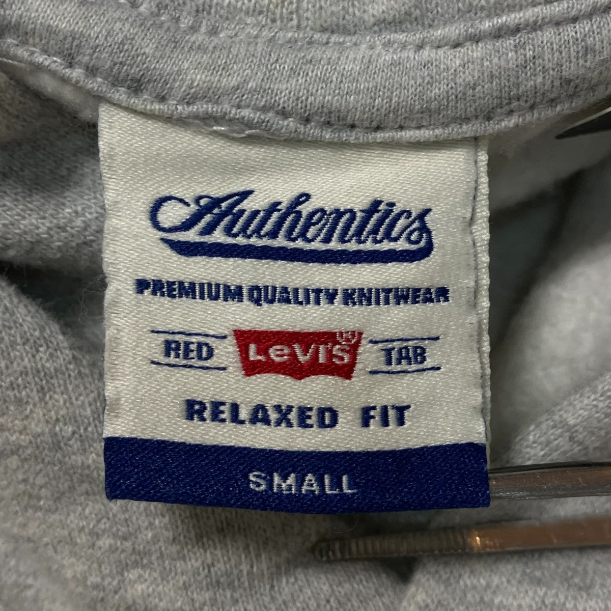 LEVI’S オーセンティック フーディー裏起毛フーディーA8435 0008 古着・中古-7枚目のアイテム画像