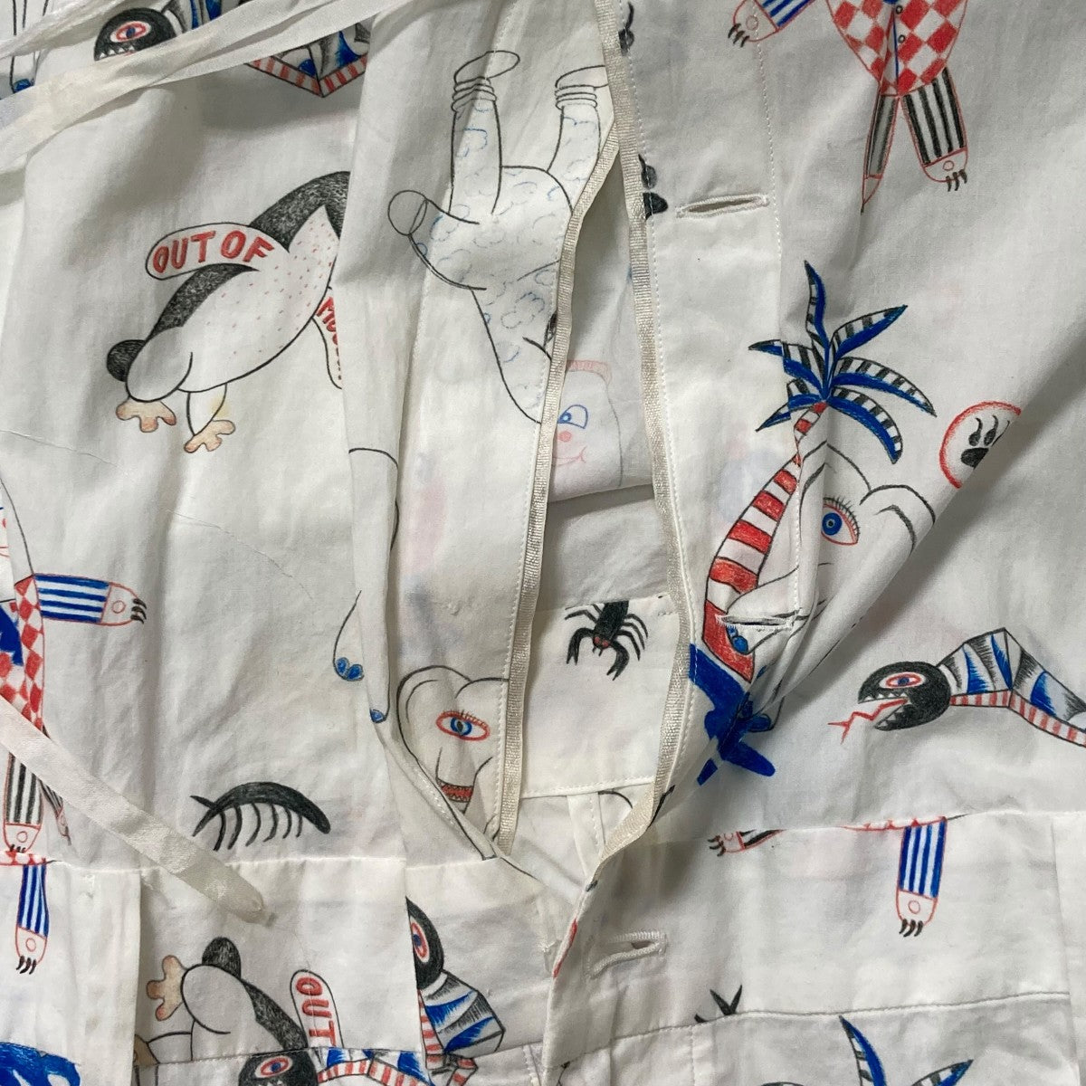 Midorikawa(ミドリカワ) 21SSOUT OF MUSEUM総柄オールインワン