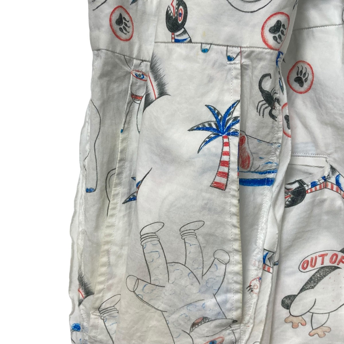 Midorikawa(ミドリカワ) 21SSOUT OF MUSEUM総柄オールインワン