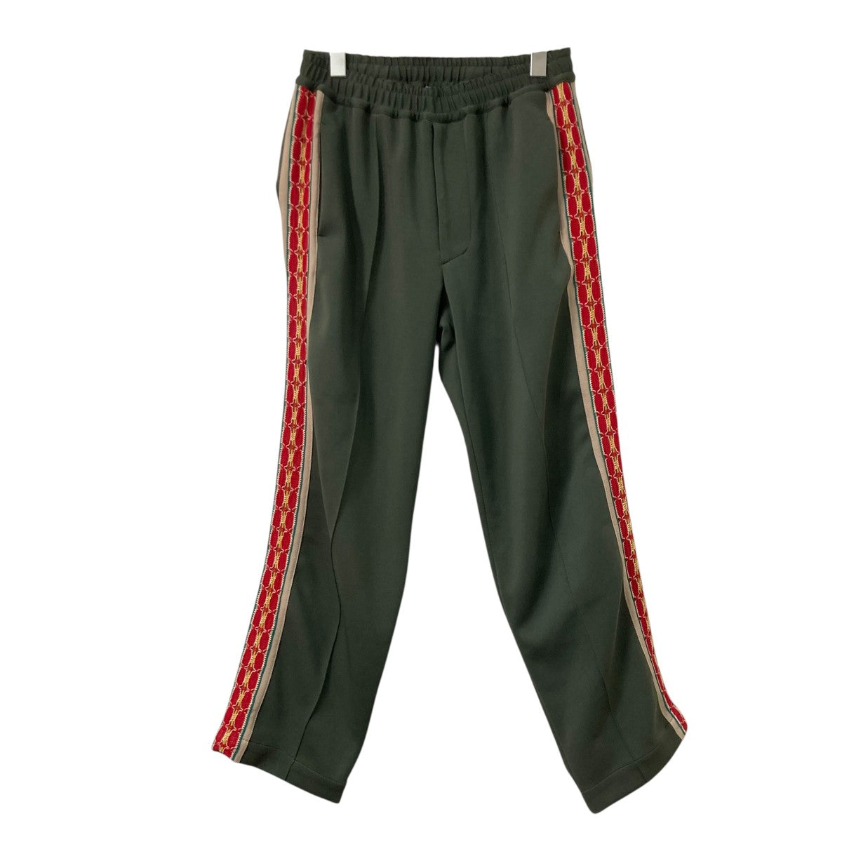 SASQUATCHfabrix． 23SSLACE TAPE TRACK PANTSトラックパンツ23SS PA9 017 古着・中古-1枚目のアイテム画像