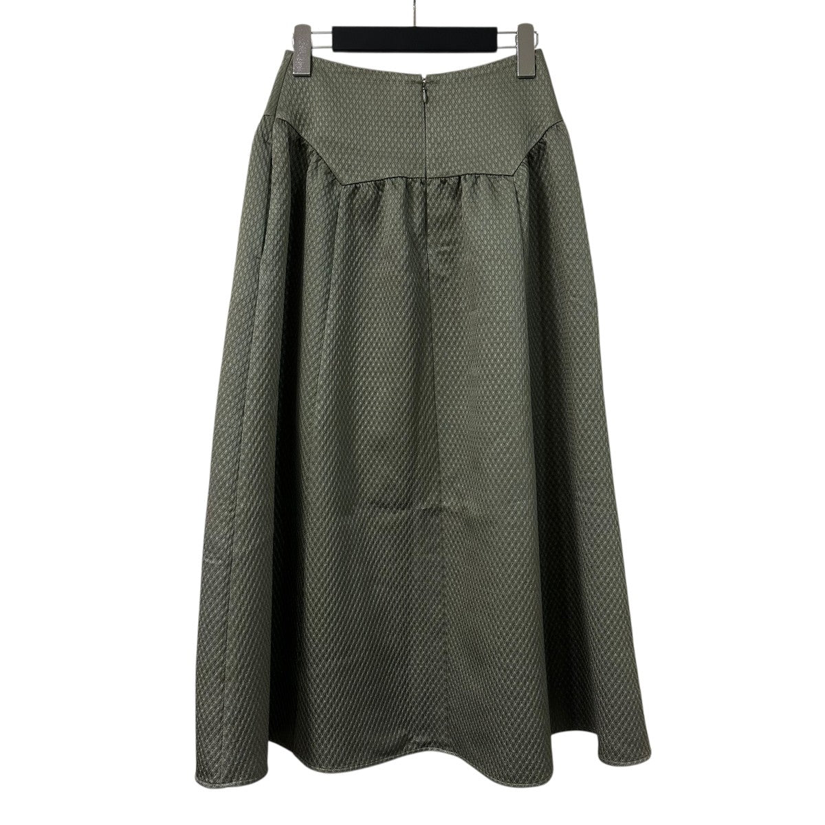 LE CIEL BLEU Jacquard Gathered Skirtキルティングフレアスカート25A67616 古着・中古-2枚目のアイテム画像