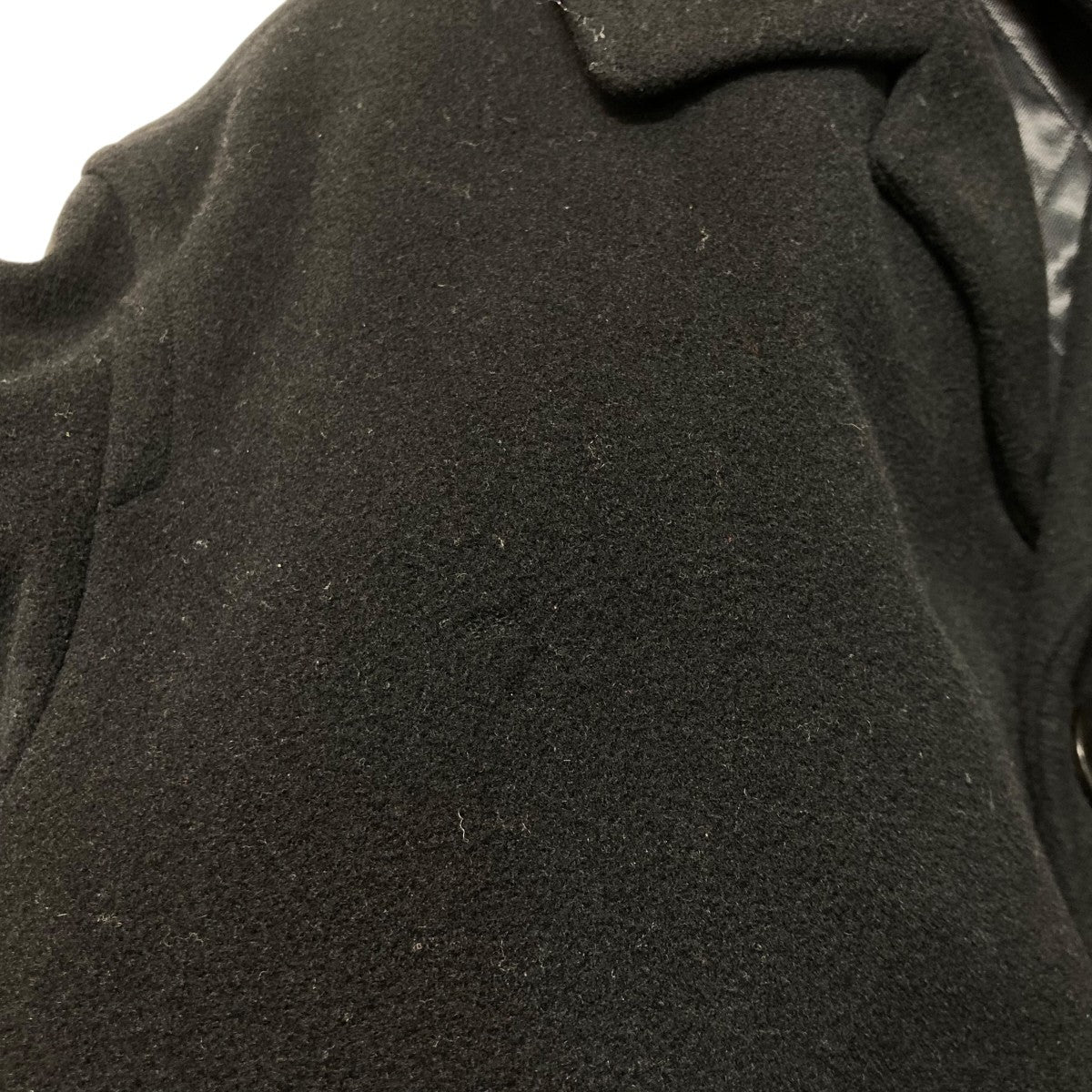 USED ブルガリア製カシミヤ混コート 古着・中古-9枚目のアイテム画像