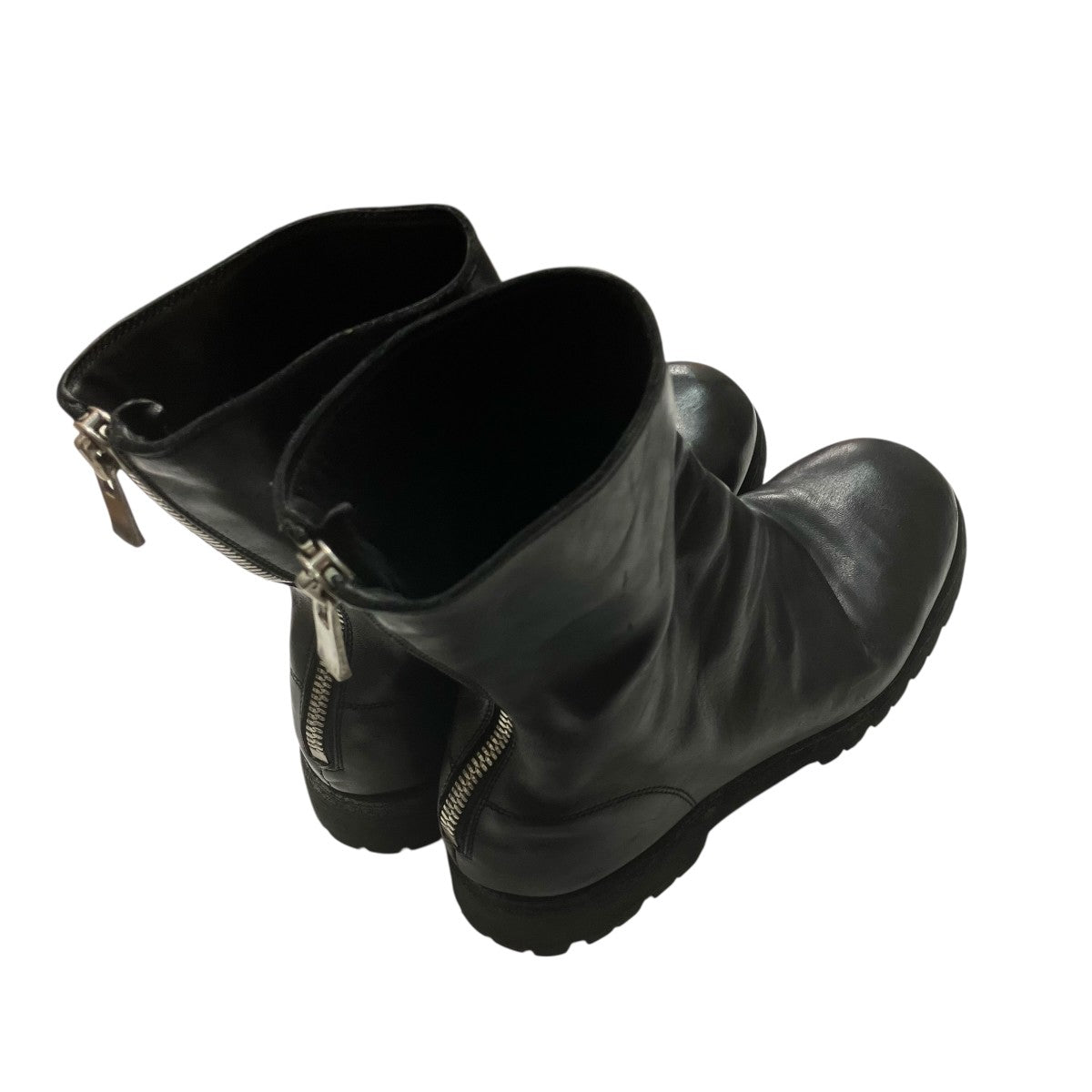GUIDI(グイディ) BACK ZIP HI-BOOTS HORSE FULL GRAIN with VIBRAM