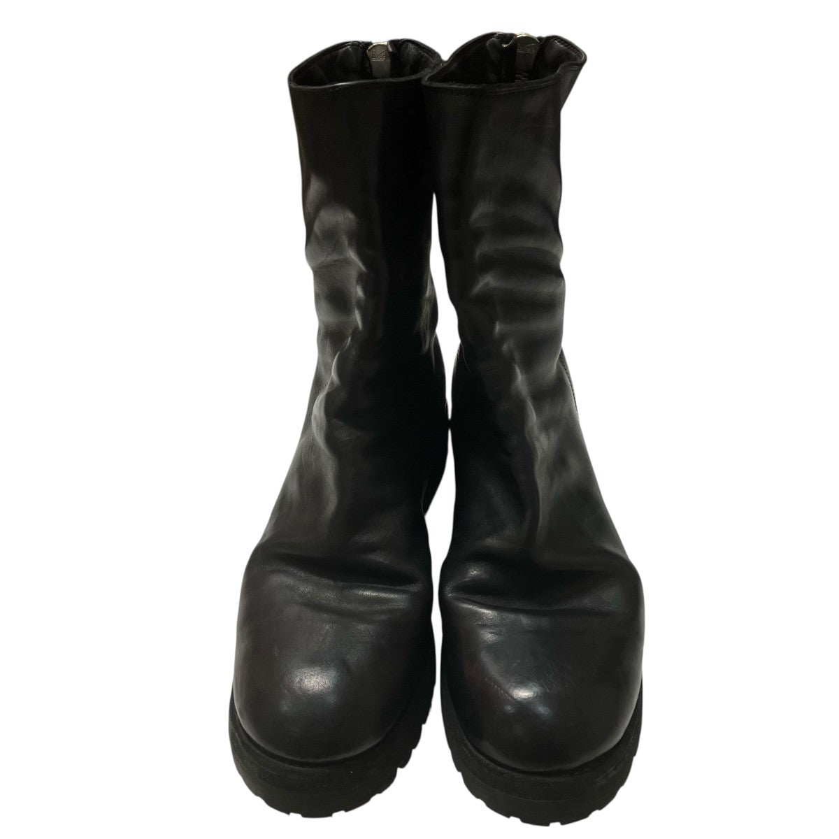 GUIDI BACK ZIP HI-BOOTS HORSE FULL GRAIN with VIBRAM SOLEバックジップブーツ788V 古着・中古-3枚目のアイテム画像