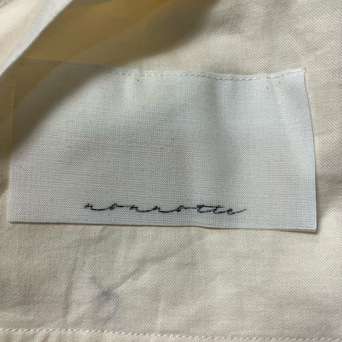 nonnotte 23AWNO TACK WIDE STRAIGHT TROUSERSノータックスラックスN 23A 025 古着・中古-6枚目のアイテム画像