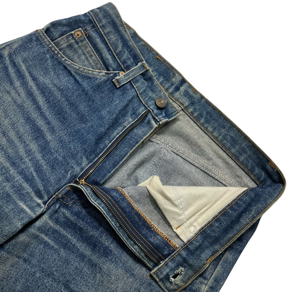 LEVI’S デニムパンツﾎﾞﾀﾝ裏刻印505 古着・中古-3枚目のアイテム画像