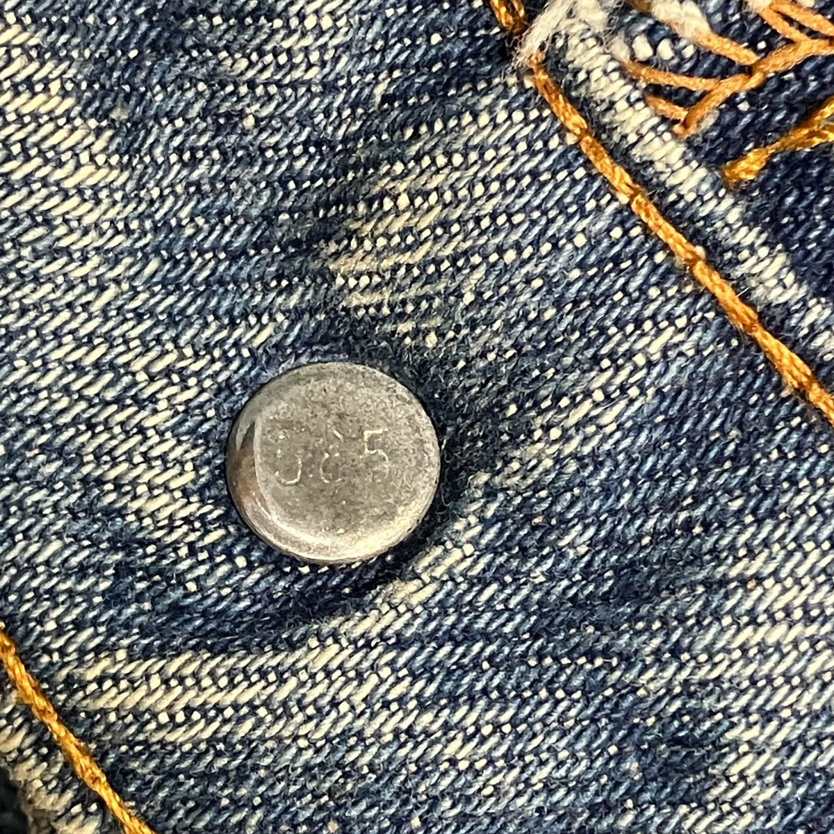 LEVI’S デニムパンツﾎﾞﾀﾝ裏刻印505 古着・中古-6枚目のアイテム画像