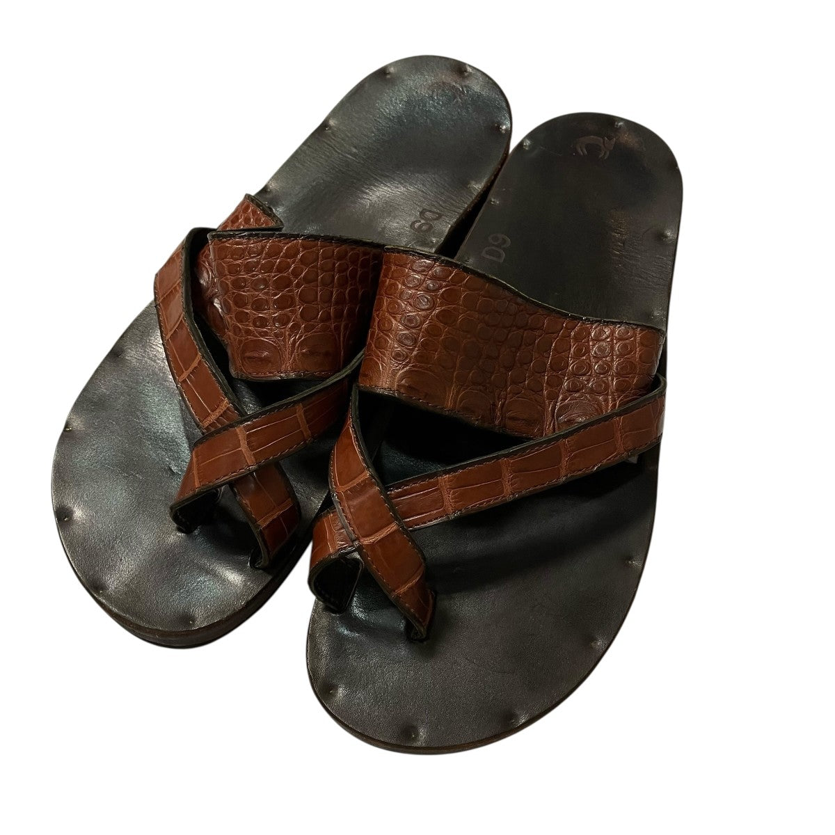 JUTTA NEUMANN ALLIGATOR FRANK SANDALレザーサンダル 古着・中古-1枚目のアイテム画像