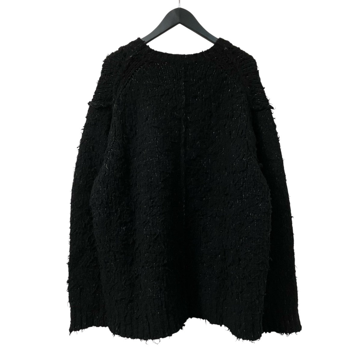 Yohji Yamamoto pour homme 25AW3G1P BRUSHED PLAIN STITCH ROUND NECK POクルーネックニットHL K09 187 古着・中古-2枚目のアイテム画像