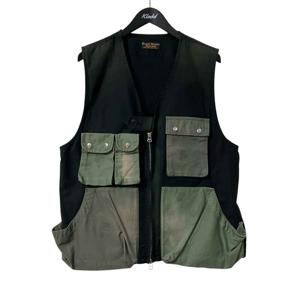 J．S HOMESTEAD Crazy-Pattern Utility Vestハンティングベスト24 011 470 6020 1 0 古着・中古-1枚目のアイテム画像