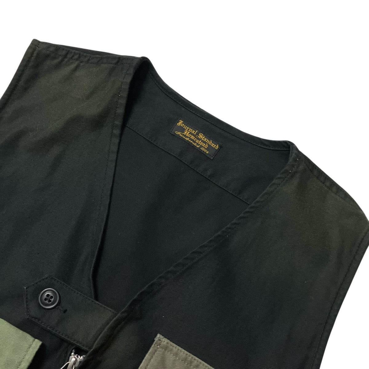 J．S HOMESTEAD Crazy-Pattern Utility Vestハンティングベスト24 011 470 6020 1 0 古着・中古-3枚目のアイテム画像