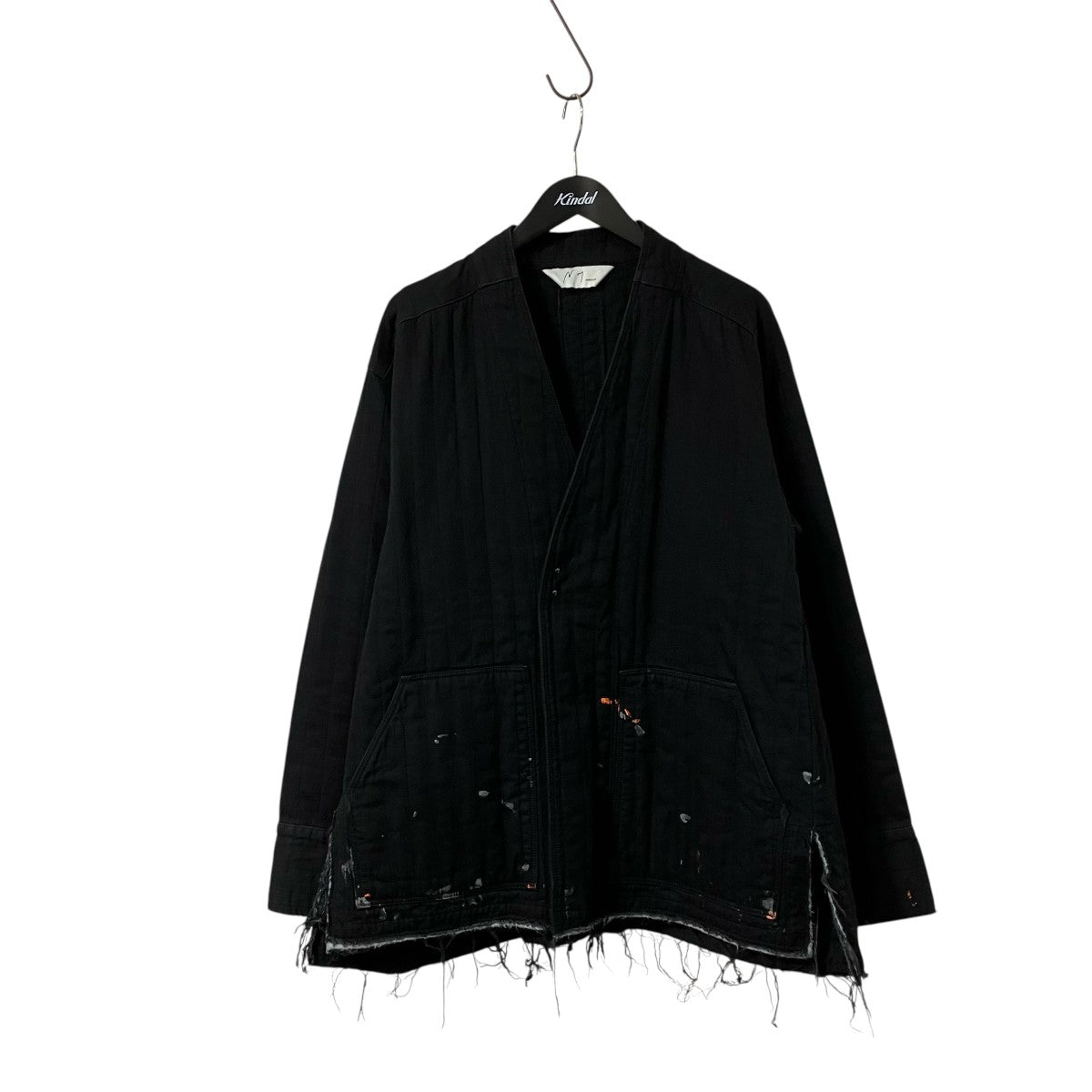 PADDED QUILTING COLLARLESS JACKETキルティングカバーオールANC JK20