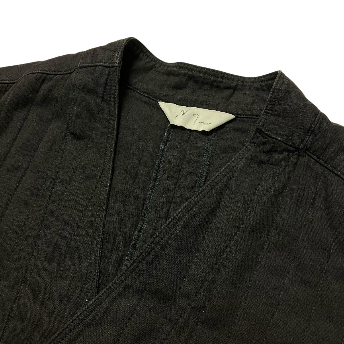 PADDED QUILTING COLLARLESS JACKETキルティングカバーオールANC JK20