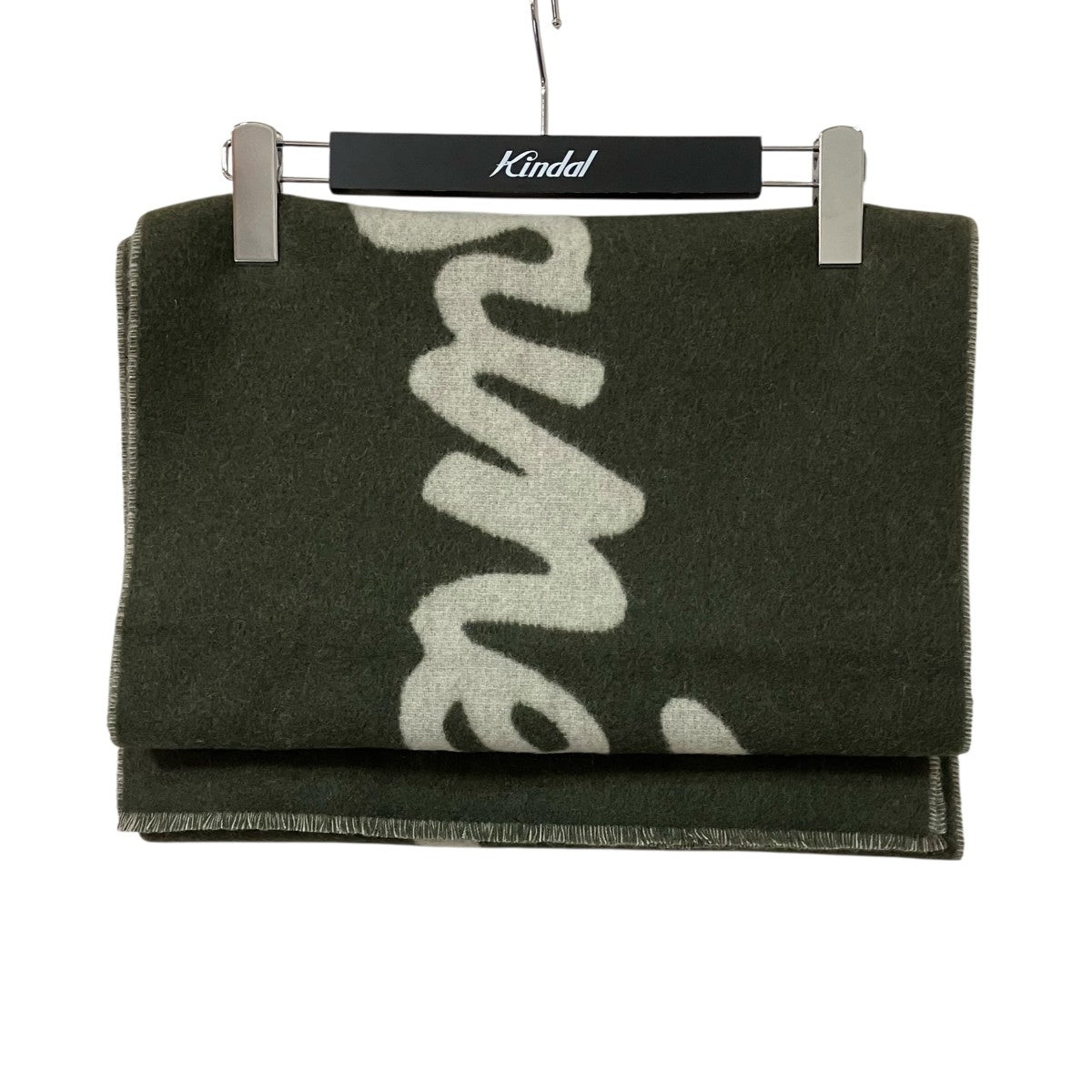 MAISON KITSUNE ウール混マフラーPM06202WB0038 古着・中古-1枚目のアイテム画像