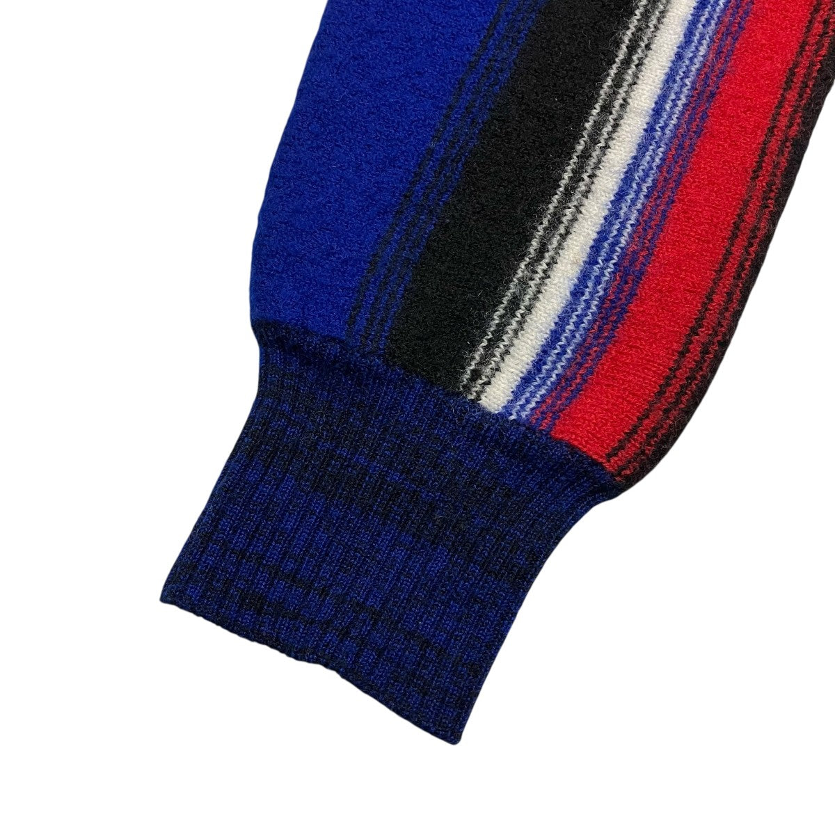 TOGA VIRILIS KNIT PULLOVERストライプ柄Vネックニットtv22-xn301 古着・中古-4枚目のアイテム画像