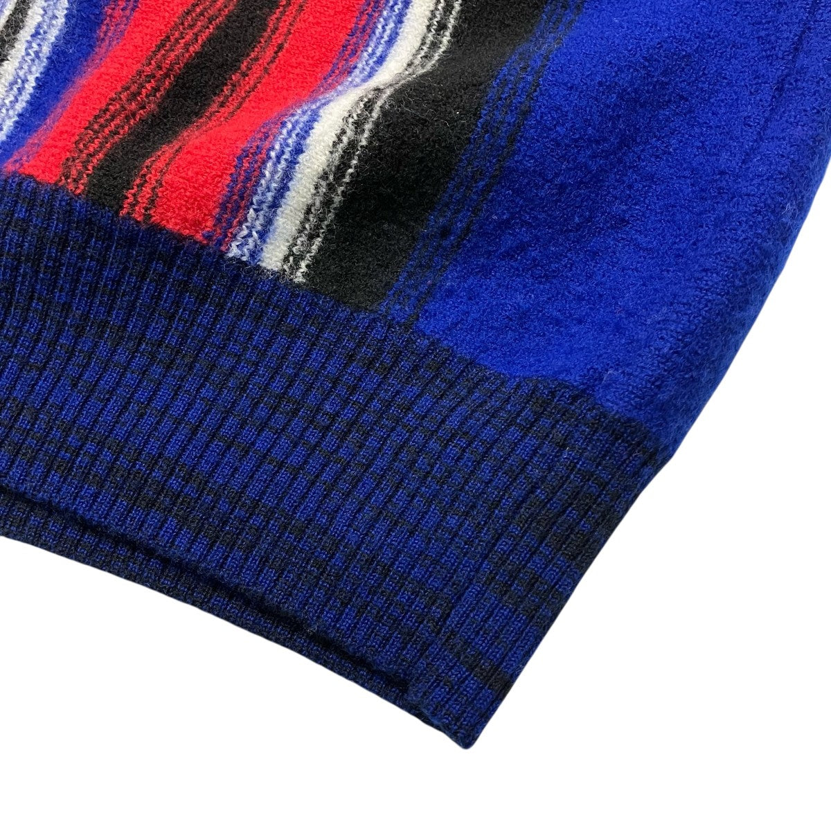 TOGA VIRILIS KNIT PULLOVERストライプ柄Vネックニットtv22-xn301 古着・中古-5枚目のアイテム画像