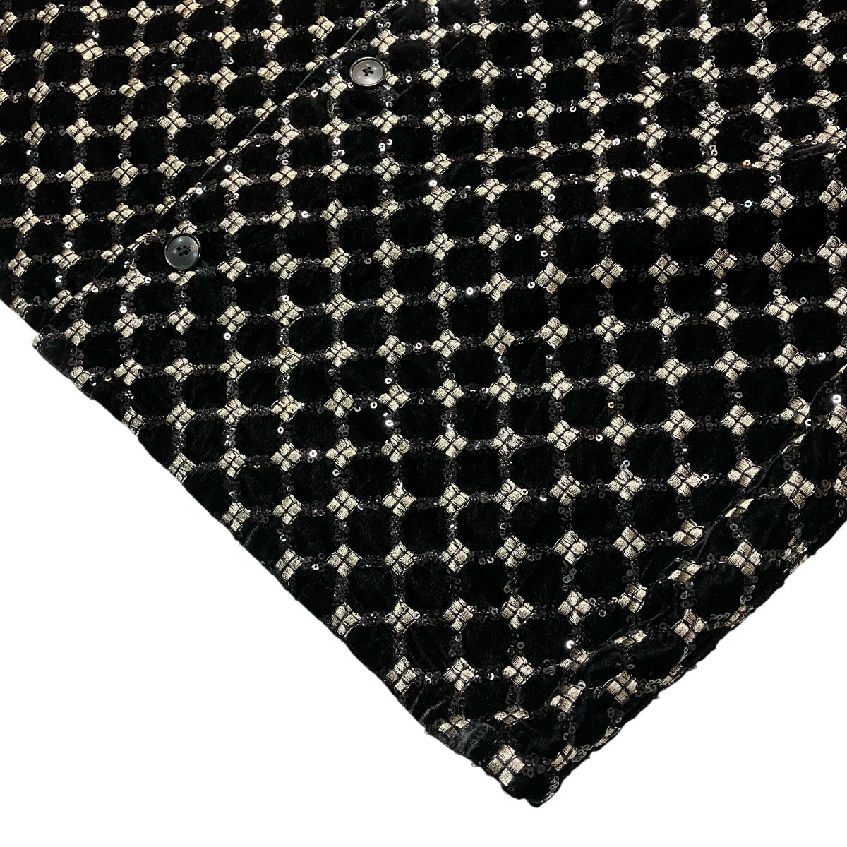 スパンコール刺繍シャツSHIRT093