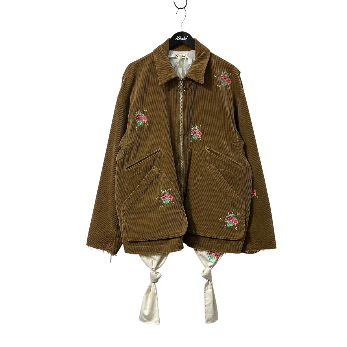 23AWHUNTING CORDUROY BLOUSON花柄刺繍コーデュロイジャケットMID23AW BL05