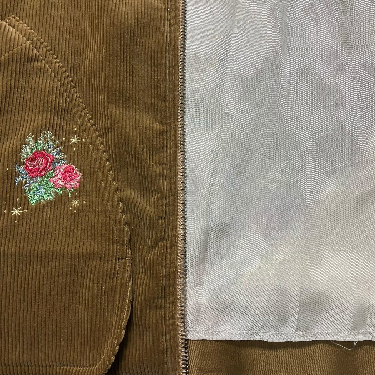 23AWHUNTING CORDUROY BLOUSON花柄刺繍コーデュロイジャケットMID23AW BL05