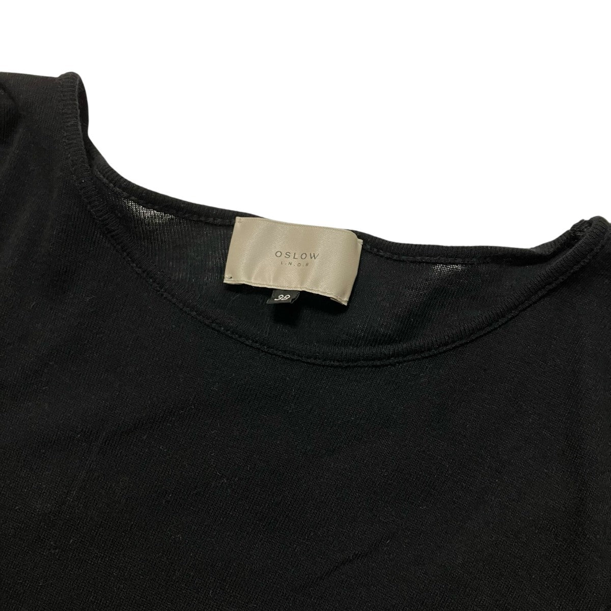 OSLOW カシミヤ混ロングスリーブカットソー4808 050 253 C 古着・中古-3枚目のアイテム画像