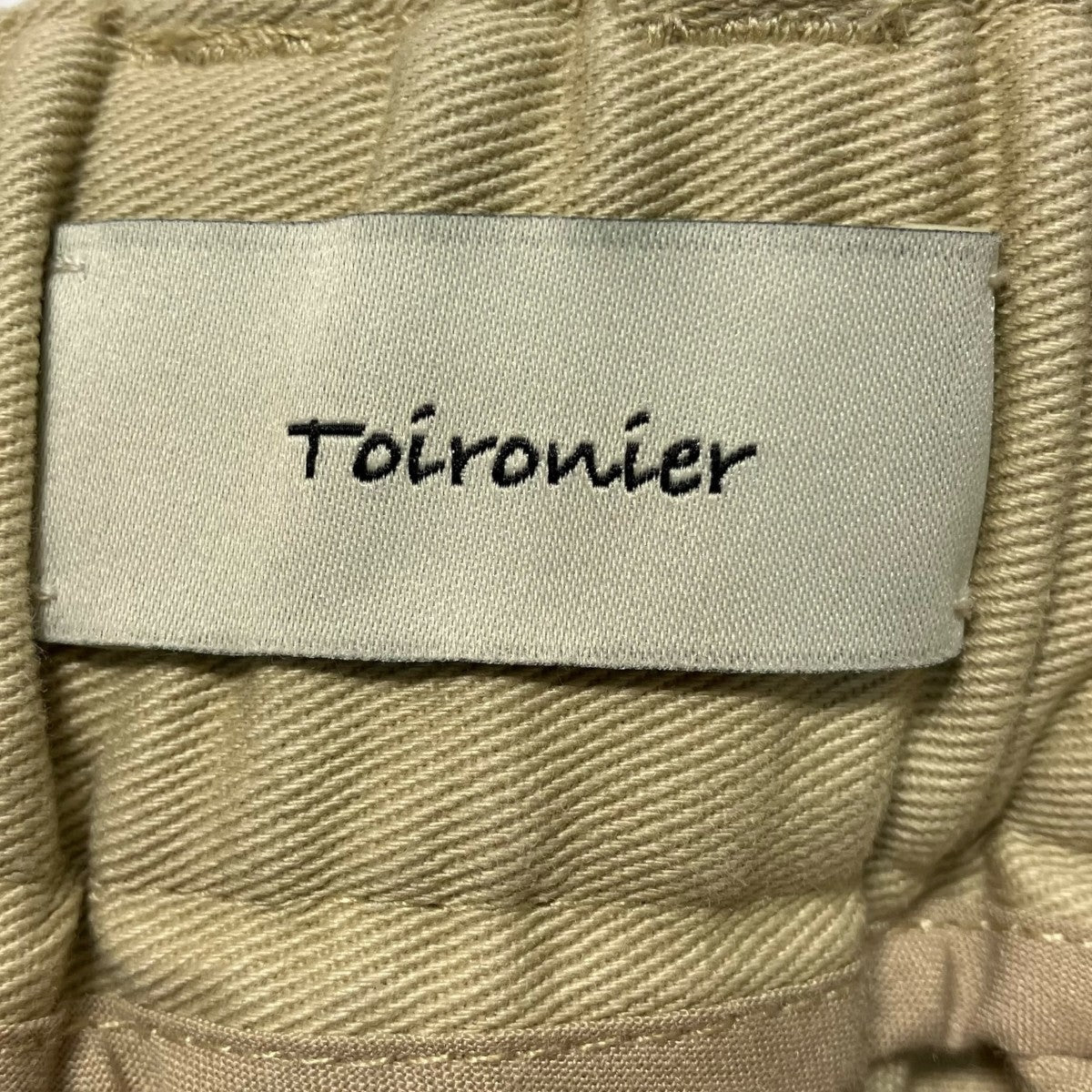 Toironier 2タックワイドチノパンツ2510012 古着・中古-8枚目のアイテム画像