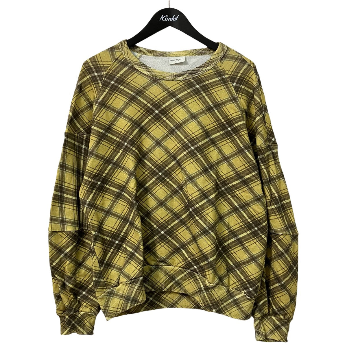 DRIES VAN NOTEN タータンチェックスウェット 古着・中古-1枚目のアイテム画像