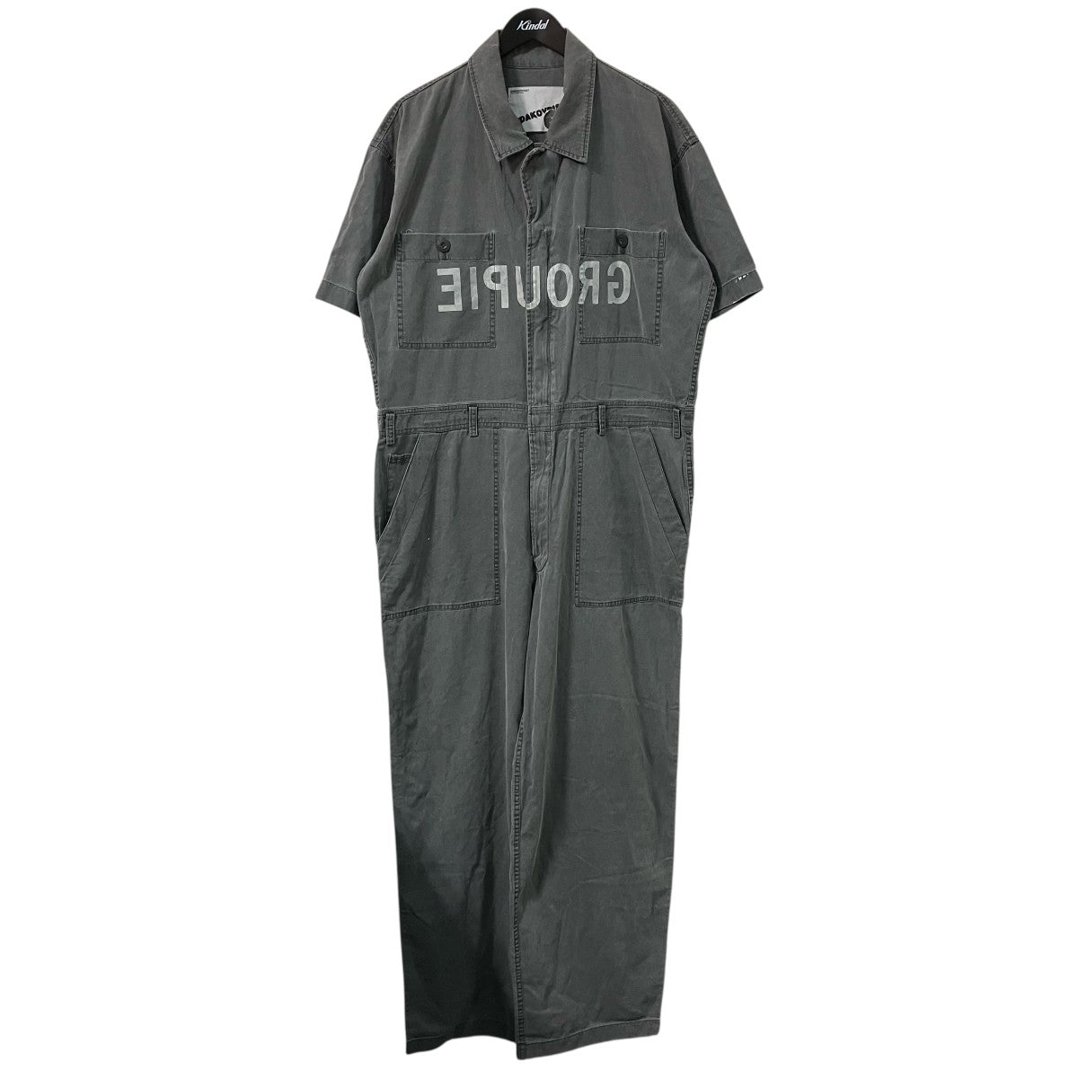 【希少】UNDERCOVER 15SS オールインワン つなぎ グレー サイズ2 防風性と防寒性に優れた防水防寒ツナギ。トイレも安心のヒップオープン