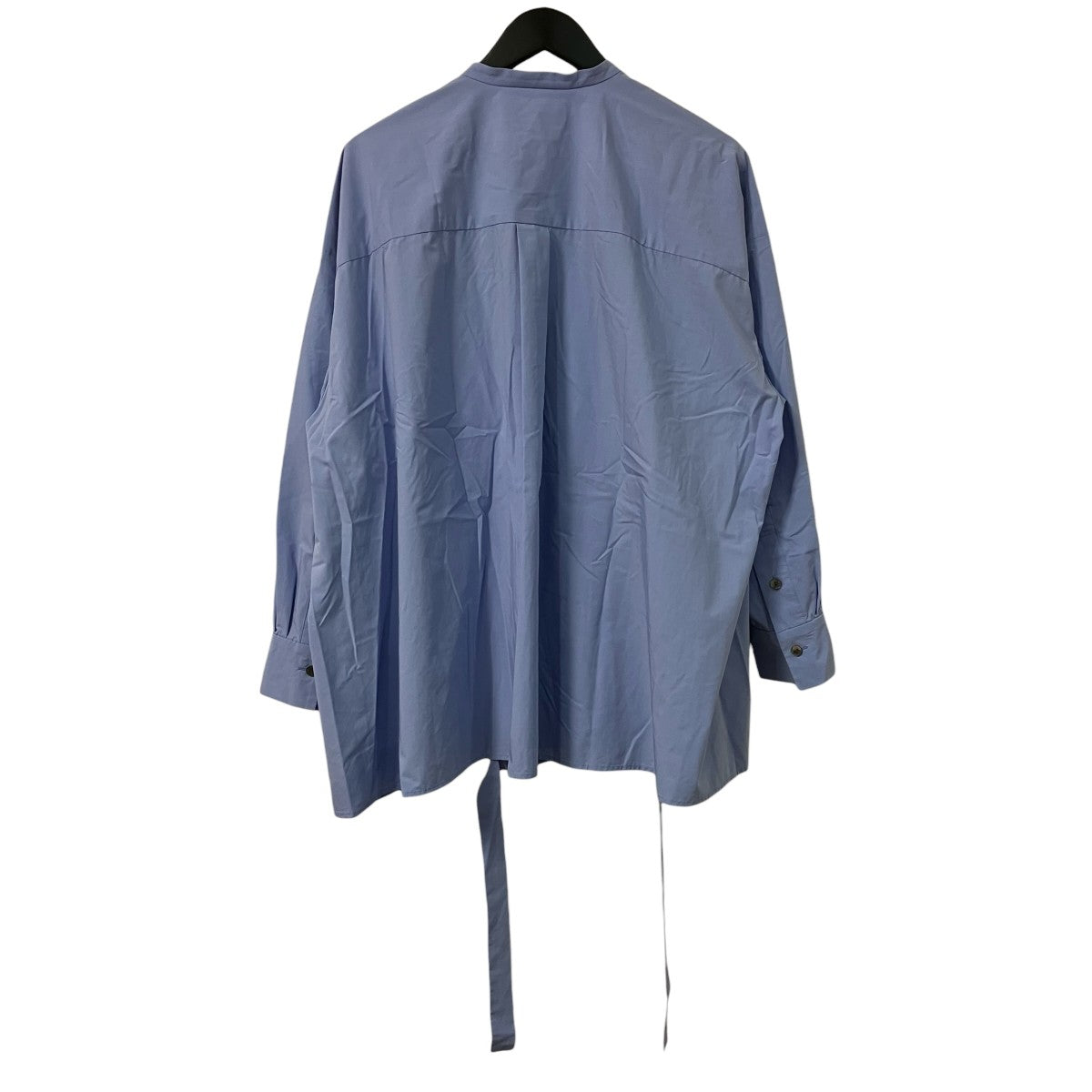 ENFOLD(エンフォルド) 25SSWIDE BOX SHIRTスタンドカラーフレアシャツ