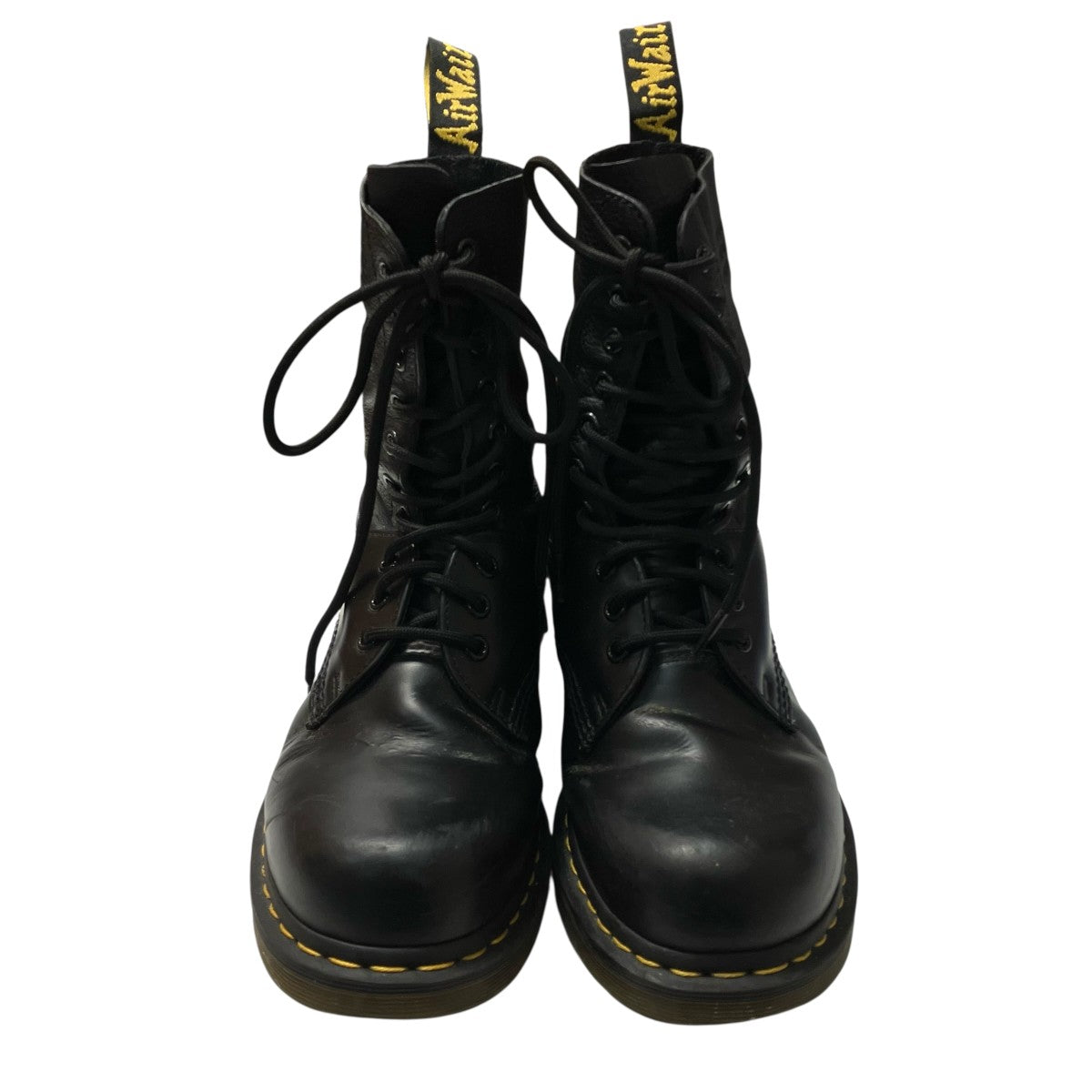 Maison Margiela×Dr．Martens 10ホールレースアップアンクルブーツレザーミドルブーツ 古着・中古-3枚目のアイテム画像