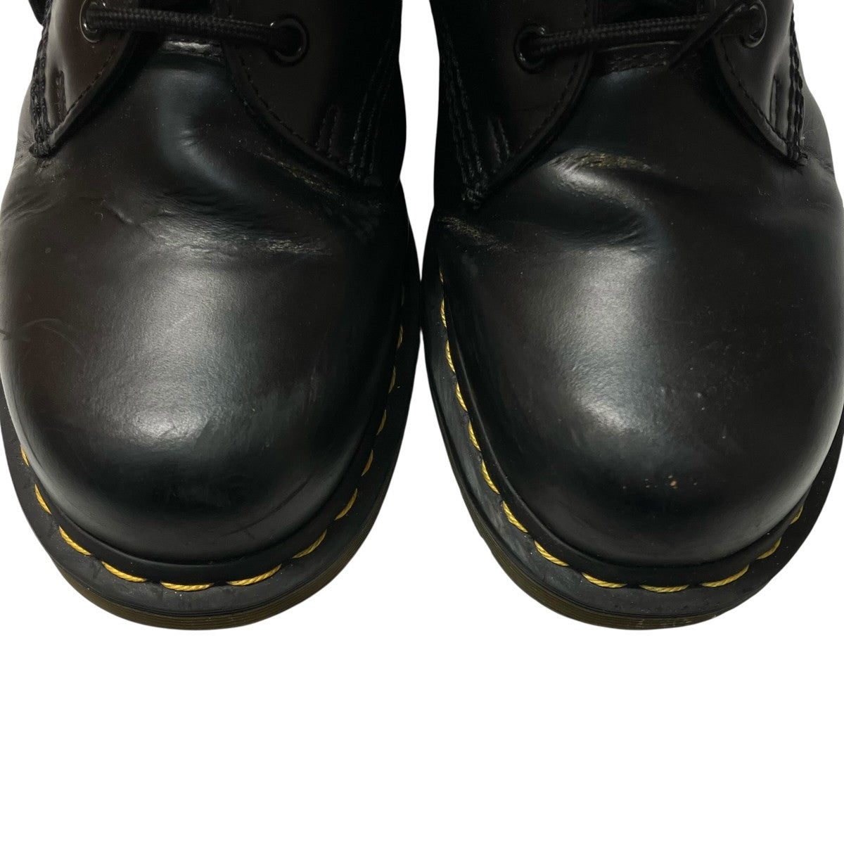Maison Margiela×Dr．Martens 10ホールレースアップアンクルブーツレザーミドルブーツ 古着・中古-4枚目のアイテム画像