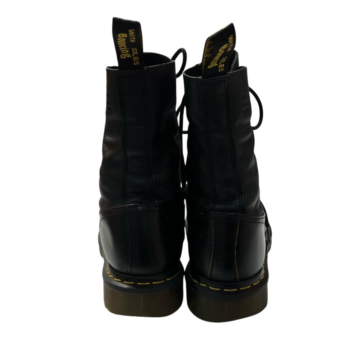 Maison Margiela×Dr．Martens 10ホールレースアップアンクルブーツレザーミドルブーツ 古着・中古-5枚目のアイテム画像