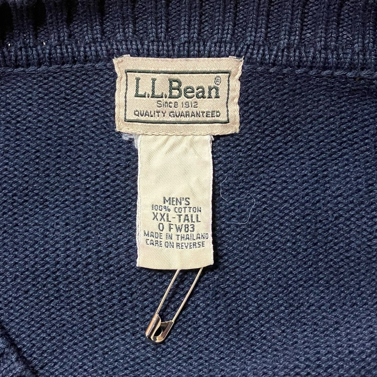 L．L．Bean Vネックニット 古着・中古-8枚目のアイテム画像