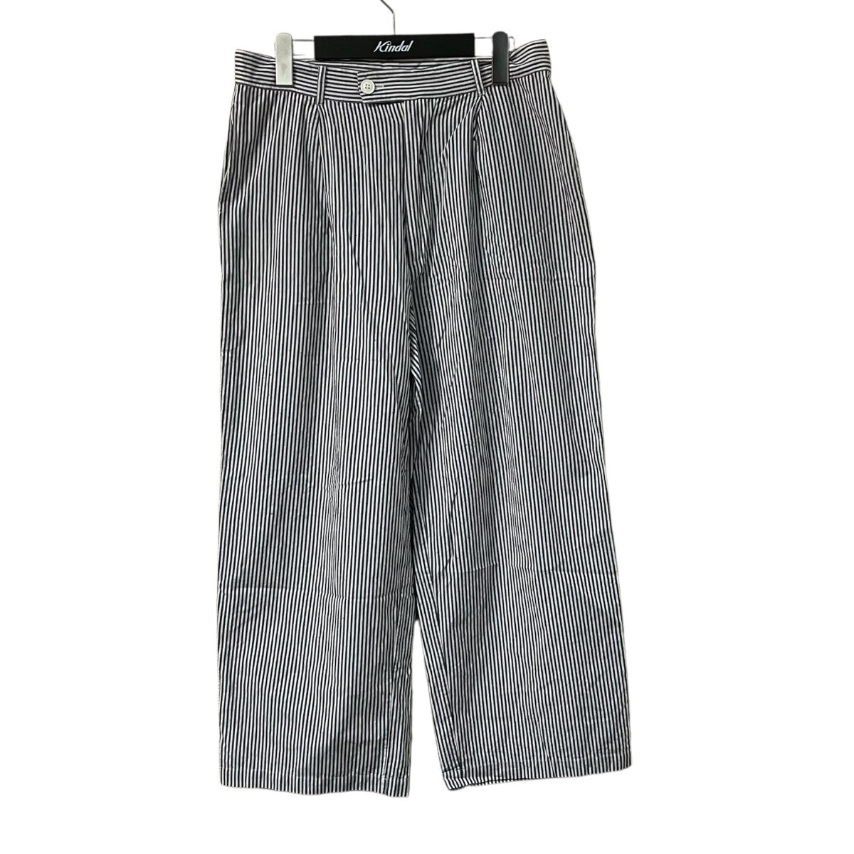 SEEALL BUGGY PANTS WITH COTTON LINING JAMDANIストライプパンツSAU33 PT381 古着・中古-1枚目のアイテム画像