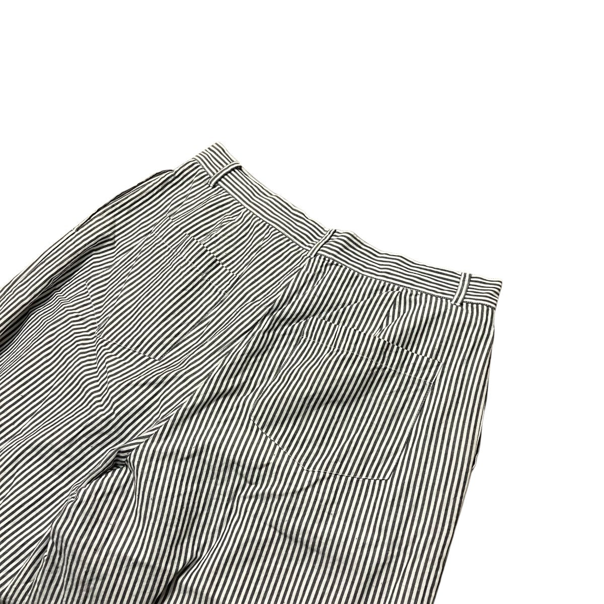 SEEALL BUGGY PANTS WITH COTTON LINING JAMDANIストライプパンツSAU33 PT381 古着・中古-4枚目のアイテム画像