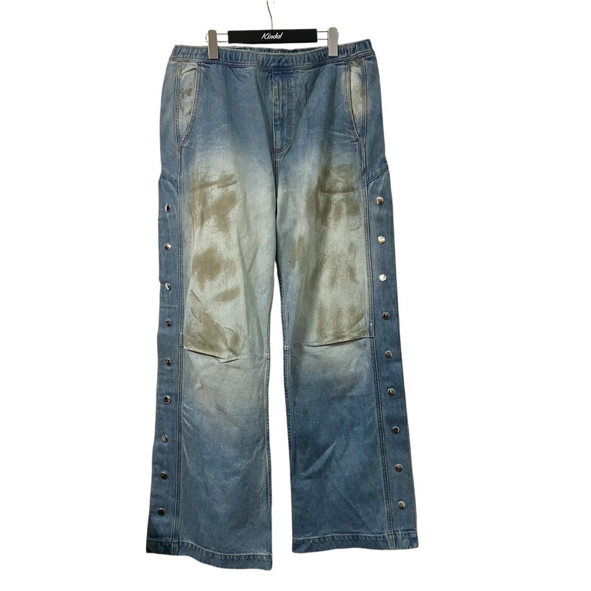 BREATH 25AWCOATING SIDE BUTTON DENIM PANTSワイドデニムパンツBR25AW P1016 古着・中古-1枚目のアイテム画像