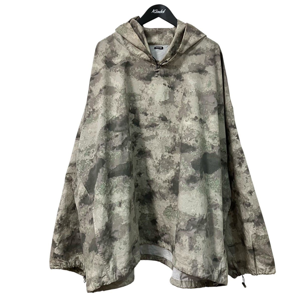 LES SIX 25SSDANGEROUS CAMO HOODIEカモ柄ワイドフーディtjugoett 8 dch 古着・中古-1枚目のアイテム画像