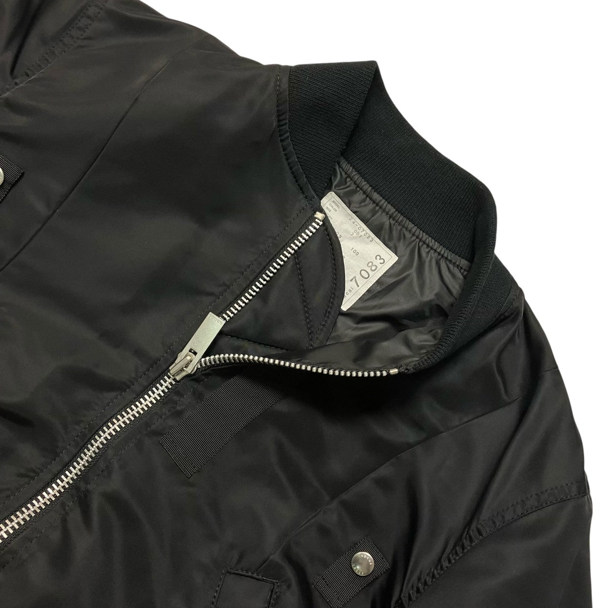 sacai 変形MA-1ジャケット24-07083 古着・中古-3枚目のアイテム画像