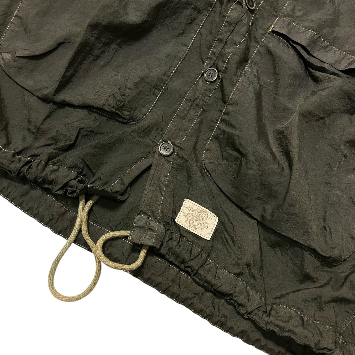 RANRA EPITOME CANVAS NYLON L S SHIRTナイロンジャケット7885120229 古着・中古-5枚目のアイテム画像
