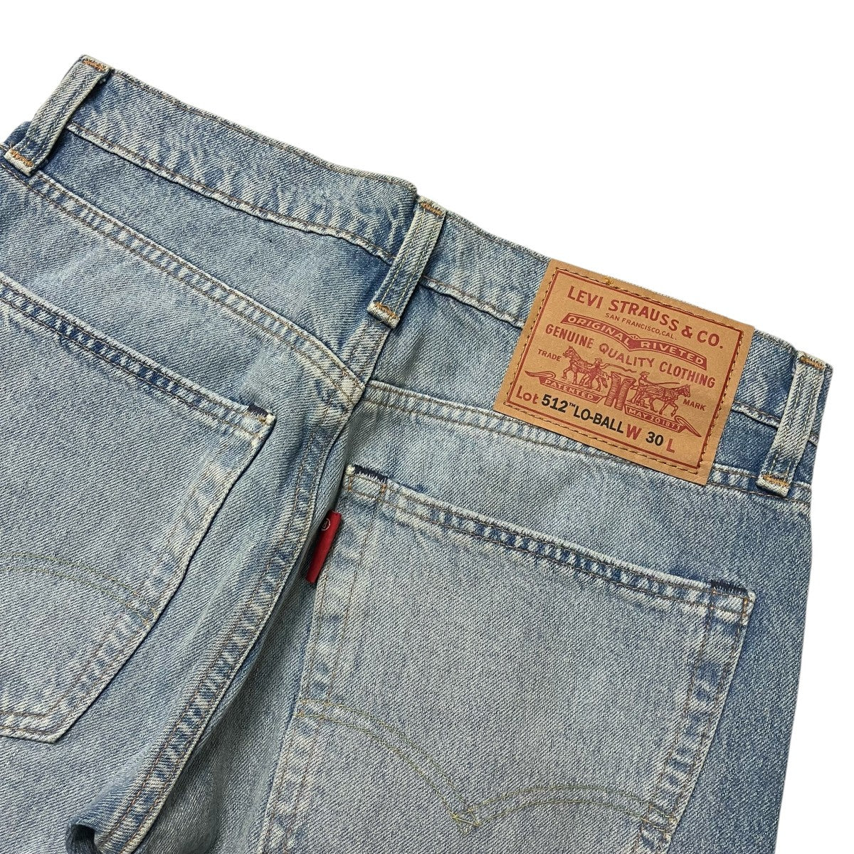 LEVI’S ダメージデニムパンツ512 LO-BALL 古着・中古-4枚目のアイテム画像