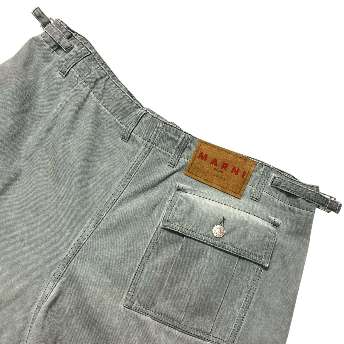 MARNI 23SSガーメントダイカーゴパンツPUJU0068A0 USCU86 古着・中古-4枚目のアイテム画像