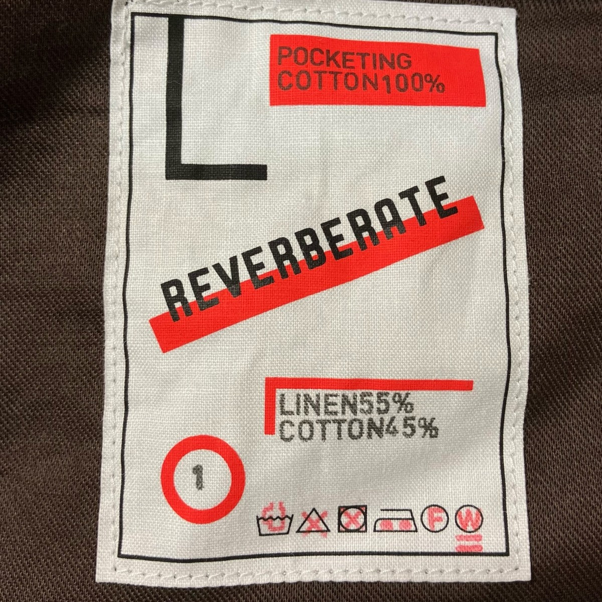 REVERBERATE テーパードパンツ 古着・中古-6枚目のアイテム画像