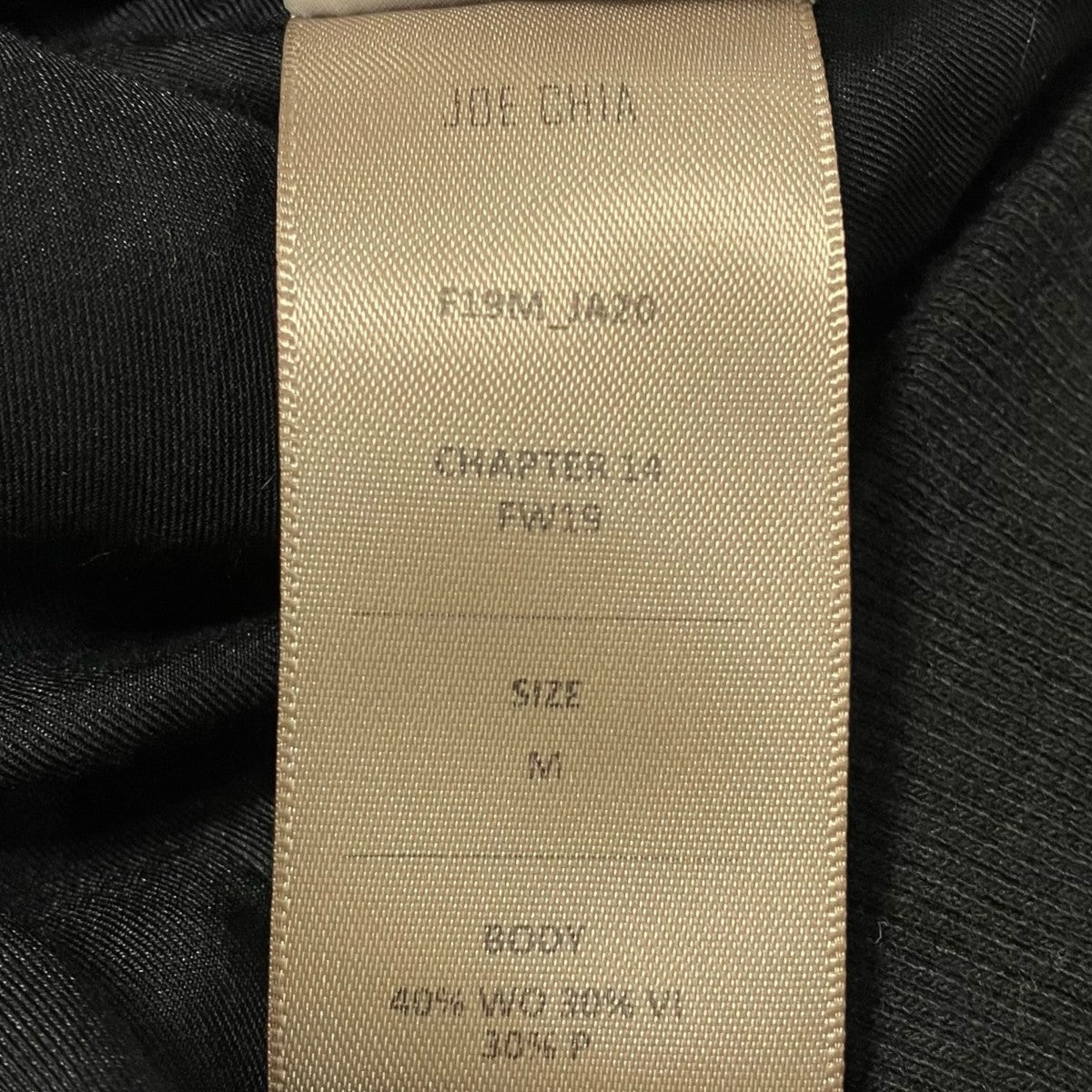 JOE CHIA 中綿ジップブルゾンF19M JA20 古着・中古-7枚目のアイテム画像
