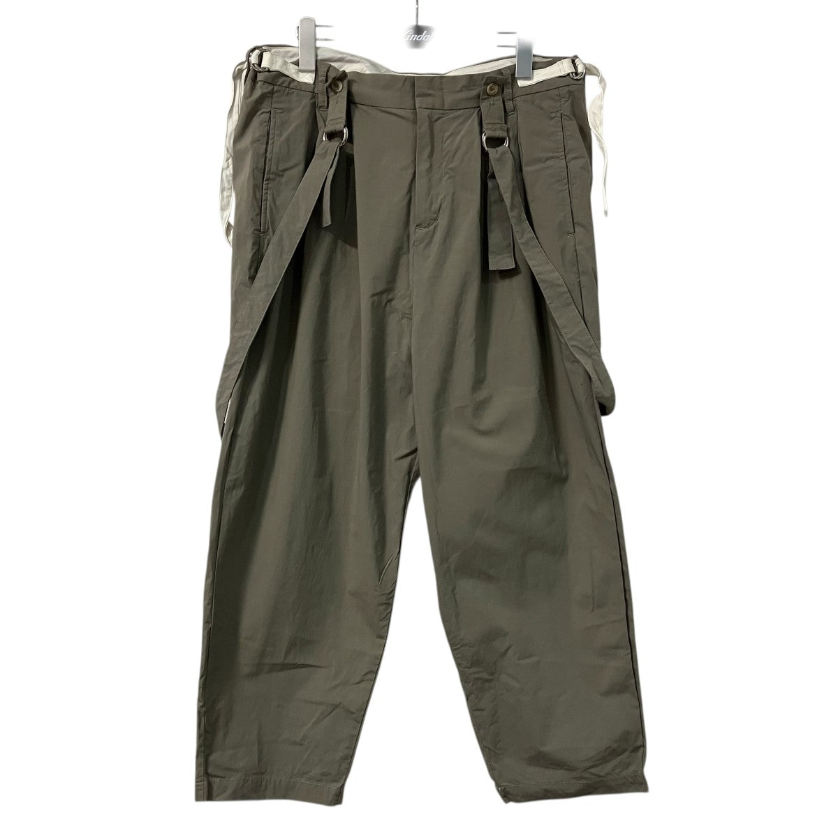 ISAMU KATAYAMA BACKLASH Cotton Stretch Suspenders Pantsサスペンダー付きカーゴパンツ1930 01 古着・中古-1枚目のアイテム画像