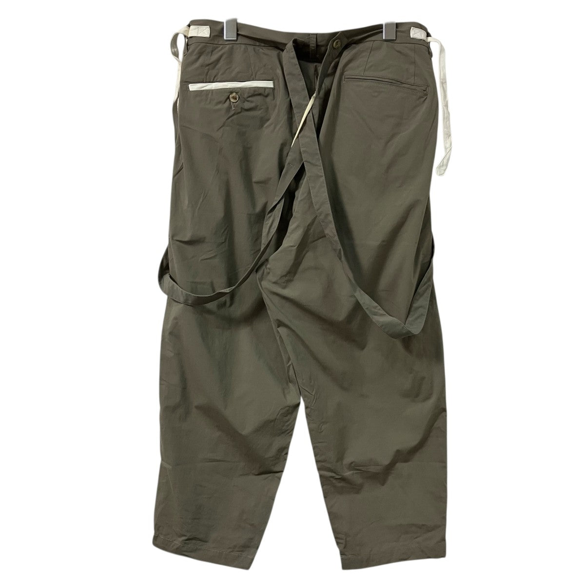 ISAMU KATAYAMA BACKLASH Cotton Stretch Suspenders Pantsサスペンダー付きカーゴパンツ1930 01 古着・中古-2枚目のアイテム画像