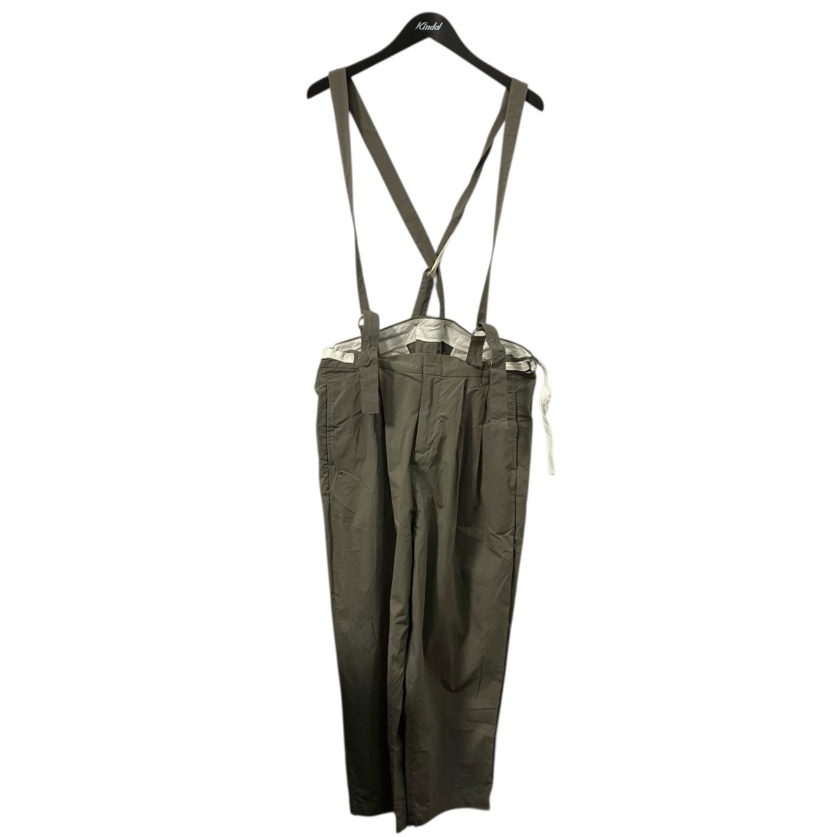 ISAMU KATAYAMA BACKLASH Cotton Stretch Suspenders Pantsサスペンダー付きカーゴパンツ1930 01 古着・中古-3枚目のアイテム画像