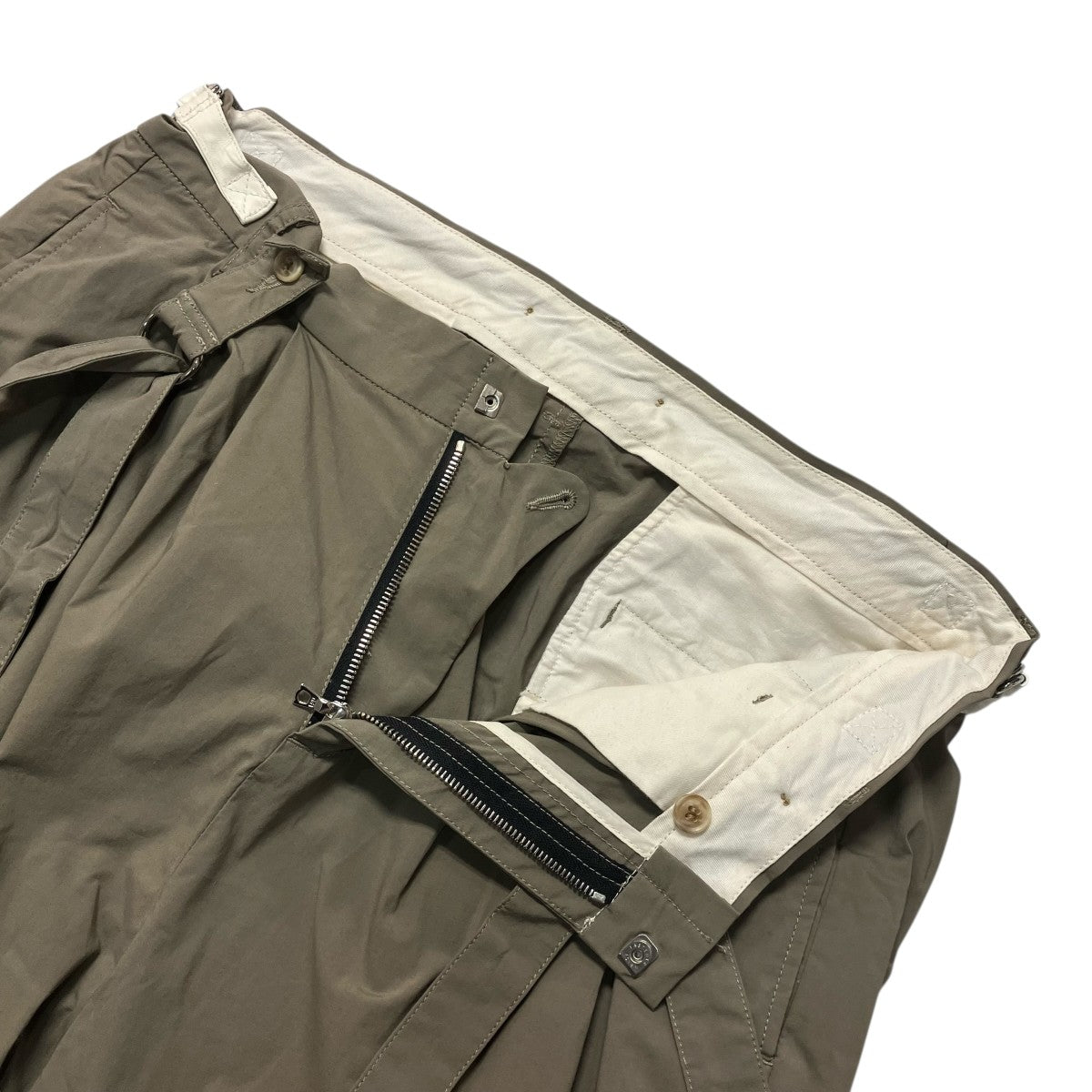 ISAMU KATAYAMA BACKLASH Cotton Stretch Suspenders Pantsサスペンダー付きカーゴパンツ1930 01 古着・中古-5枚目のアイテム画像